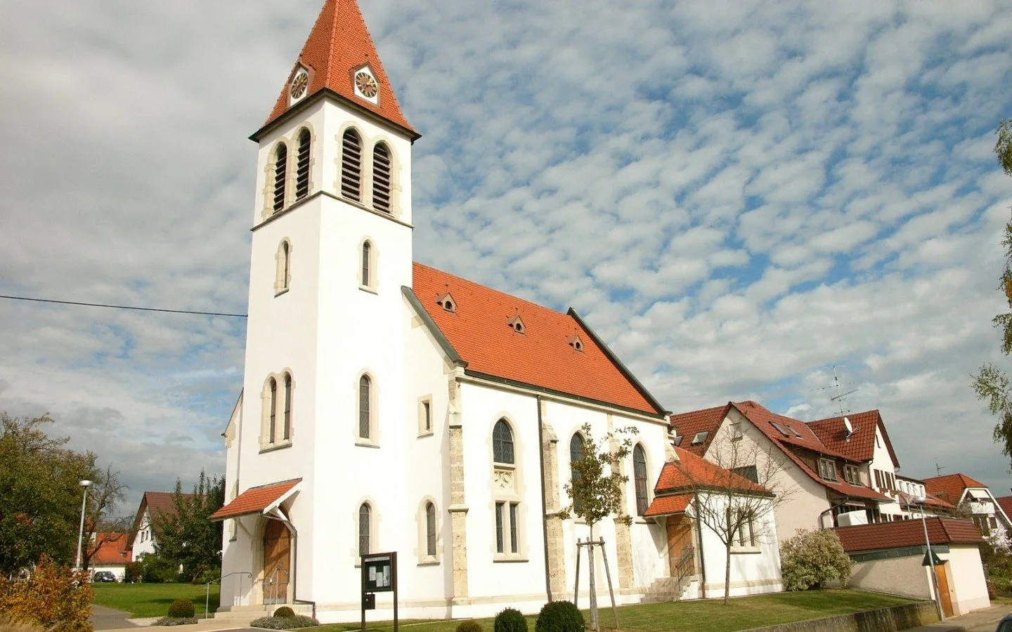 Sanierte Pauluskirche in Stockach